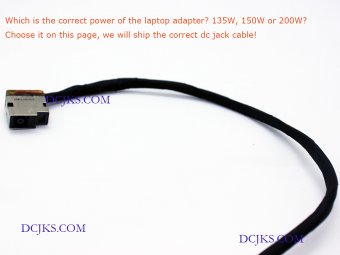 L24348-001 for HP OMEN 15-DC DC Jack IN Power Connector Cable